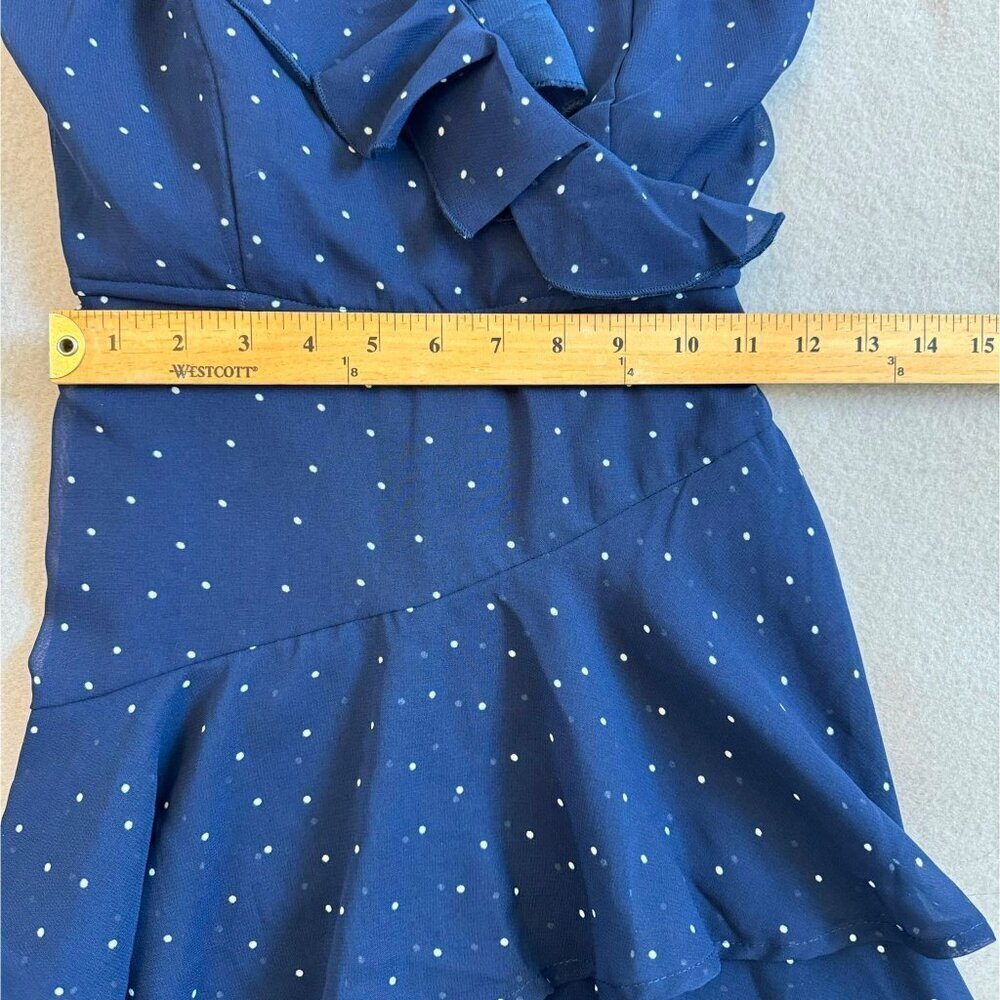 Japna - Polka Dot Ruffle Rumper Dress  With Adjustable Straps Size S - Picture 7 of 7